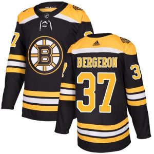 NHL Boston Bruins Trikot #37 Patrice Bergeron Premier Schwarz Heim